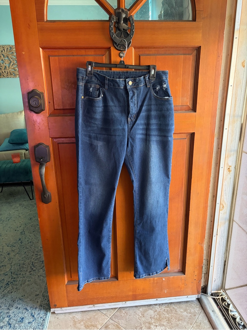 Women’s Dark Blue Bootcut Jeans